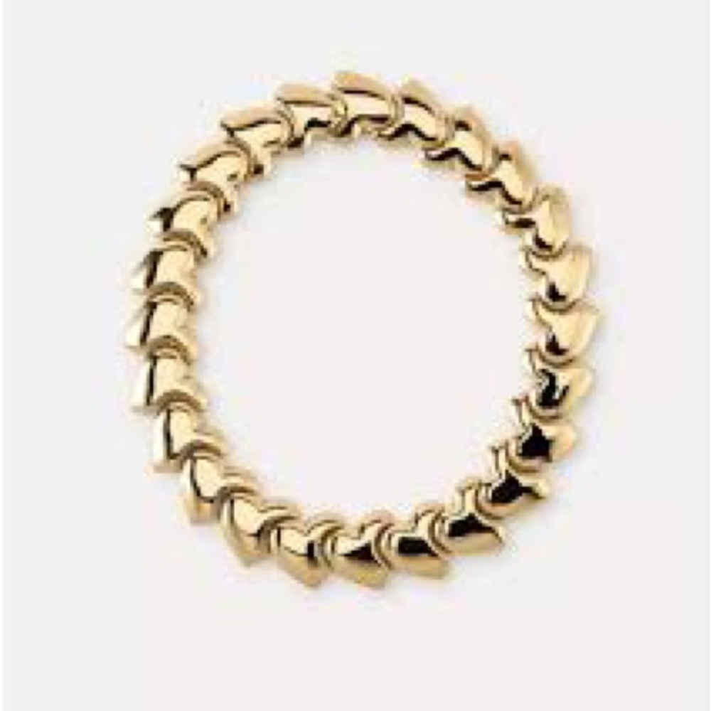 Nwot. Zara Golden Heart Necklace. View 6